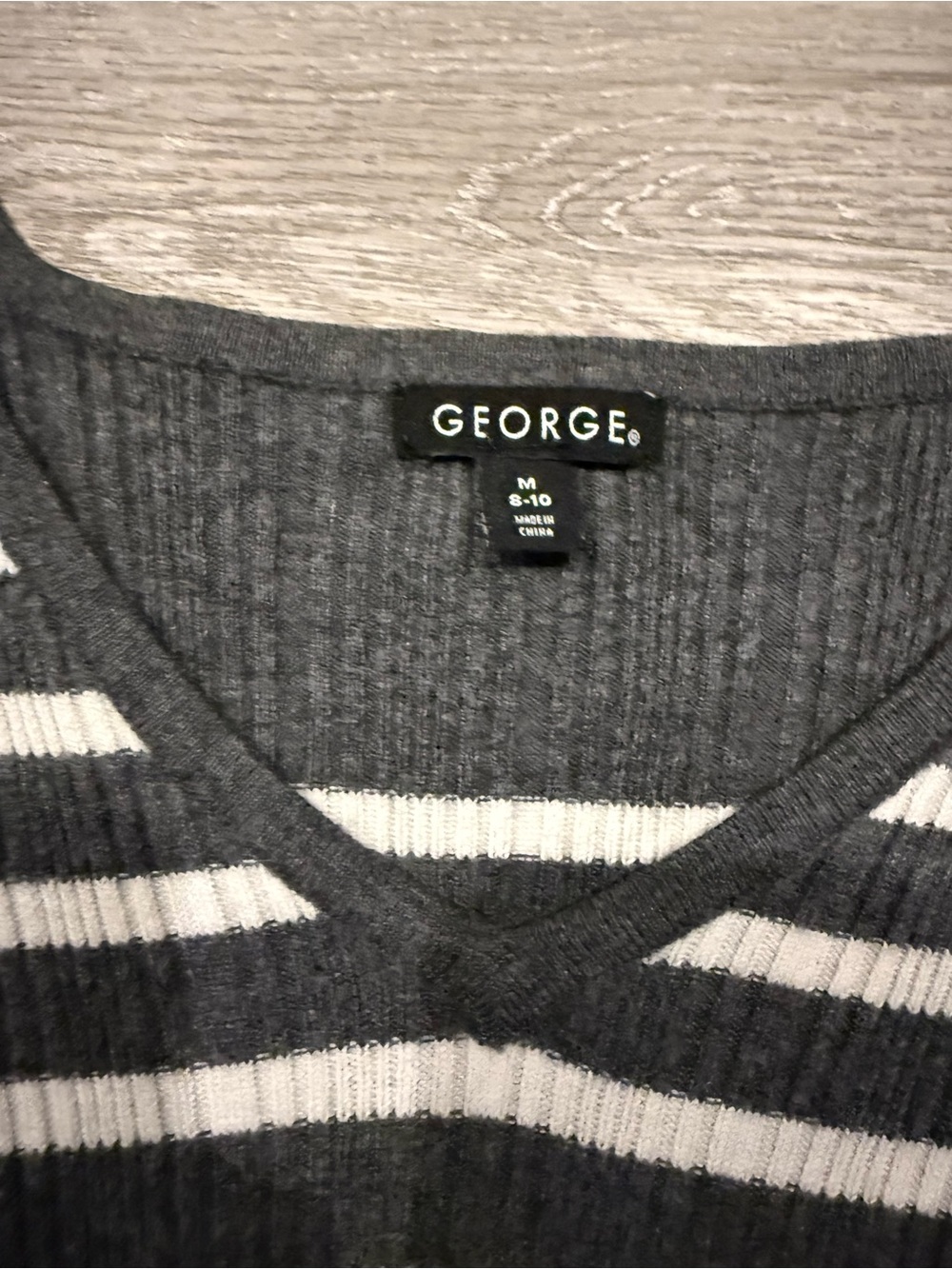 George Ribbed V-Neck Sweater - Picture 2 of 2